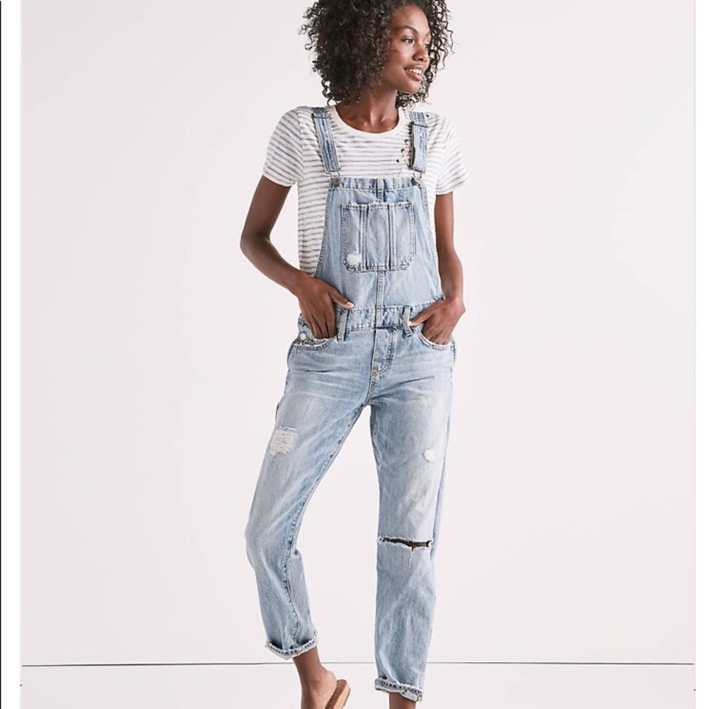 Lucky Brand* The Boyfriend Overalls